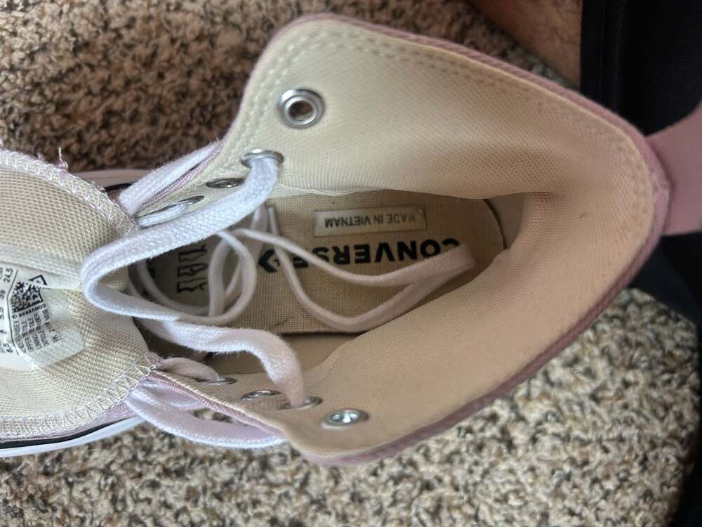 Converse Run Star Hike High Himalayan Salt Pink Platform Sneakers - Picture 6 of 7